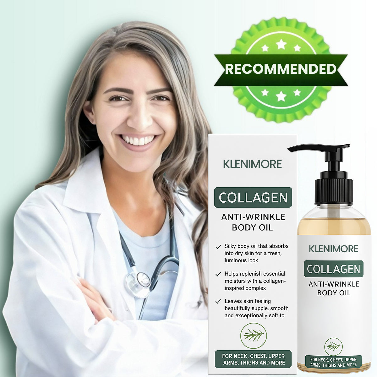 KLENIMORE Collagen Oil | Tightens and lifts sagging skin by 98% within 24 hours