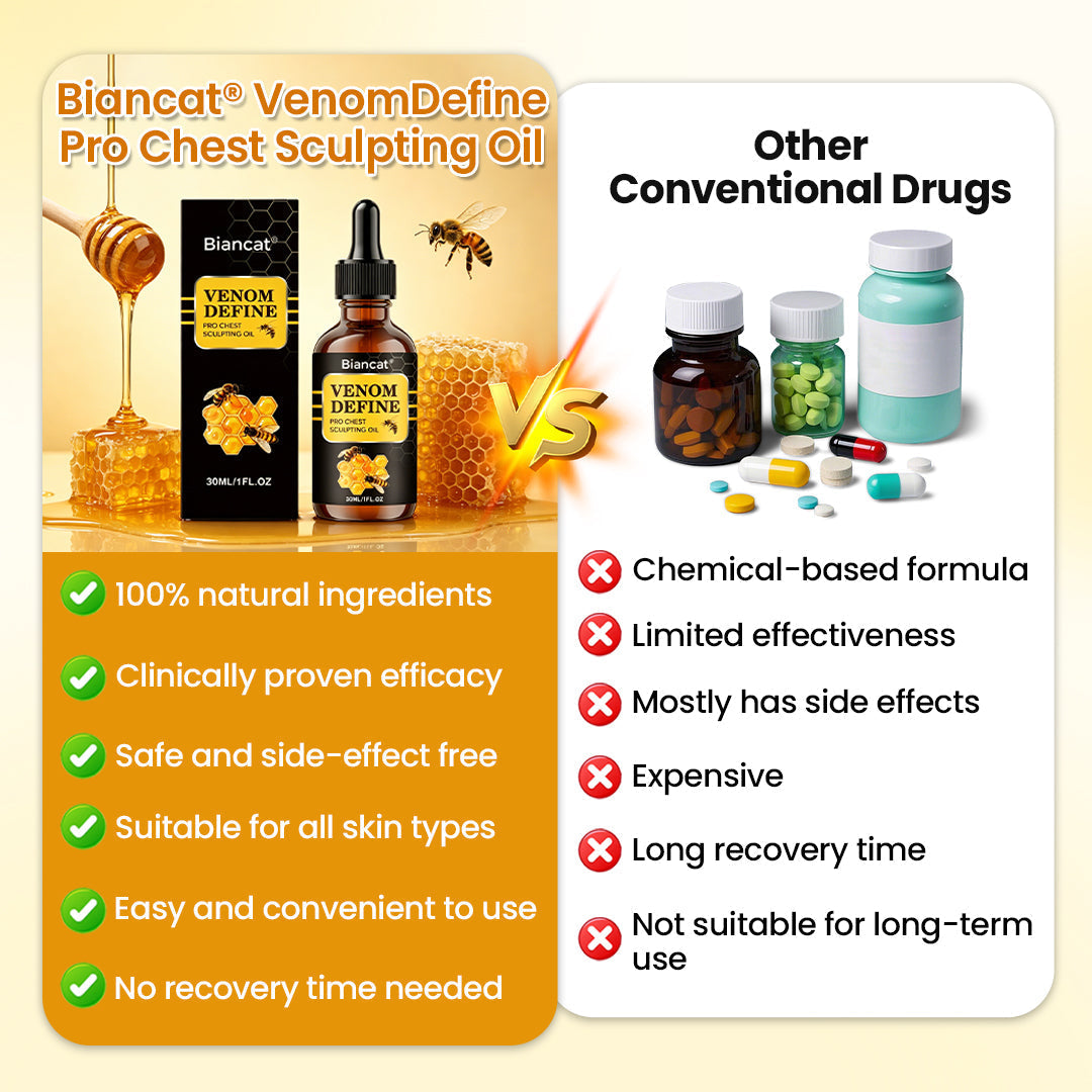 🔥 MEN’S CHEST-CONTOUR UPGRADE💪  VenomDefine Pro Chest Sculpting Oil 🐝 Daily Bee Venom Support for a Firmer-Looking, More Defined Chest