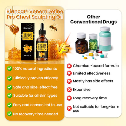 🔥 MEN’S CHEST-CONTOUR UPGRADE💪  VenomDefine Pro Chest Sculpting Oil 🐝 Daily Bee Venom Support for a Firmer-Looking, More Defined Chest