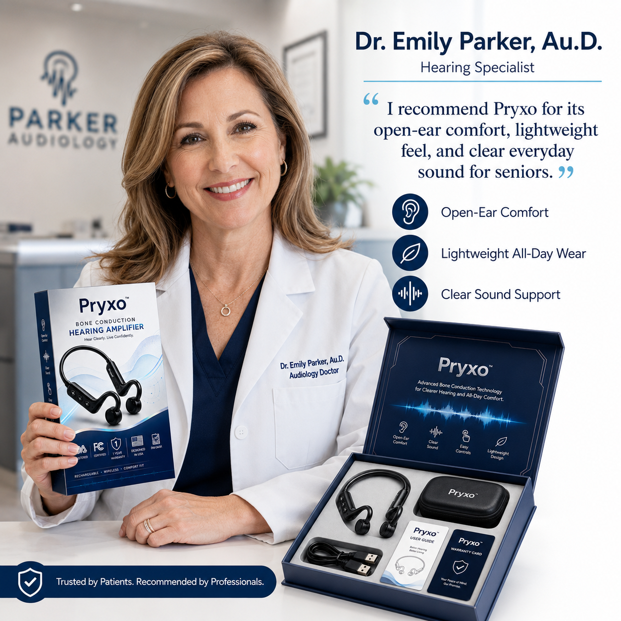 💖💥Limited-time offer! 🔥Pryxo™ Bone Conduction Hearing Aids — Hear the sounds you should hear! ✅Made in the USA