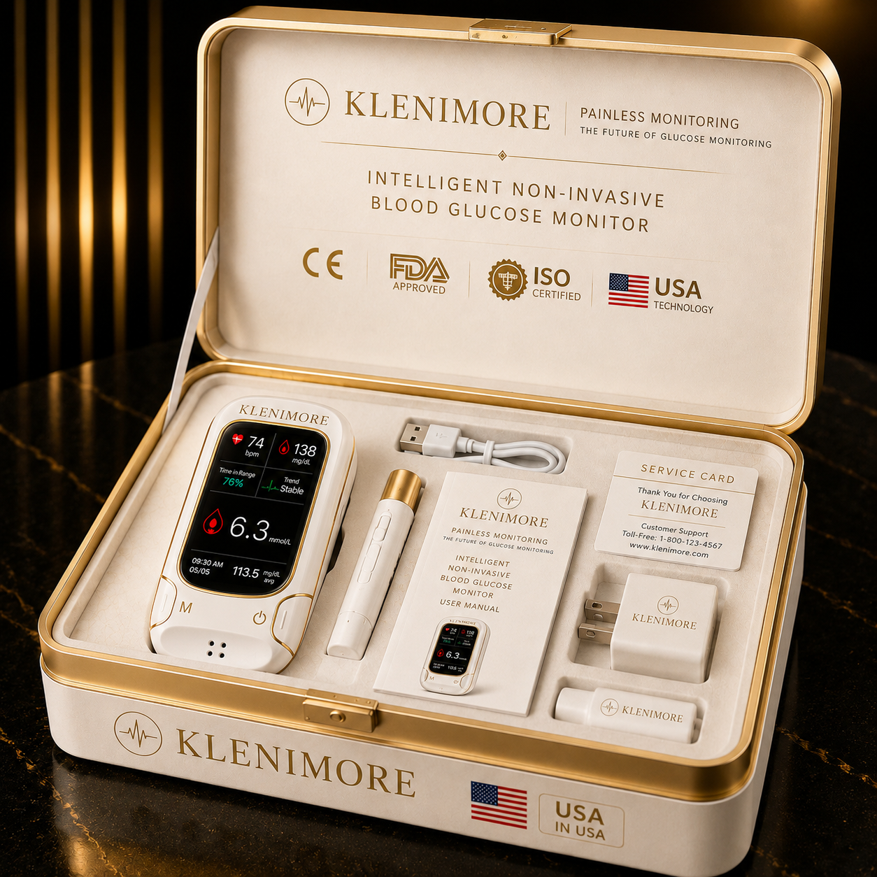 🔥Final 3 Hours: 70% OFF🏆Develops Newly Launched Non-Invasive Smart Blood Sugar Tracking Device✅TGA Approved